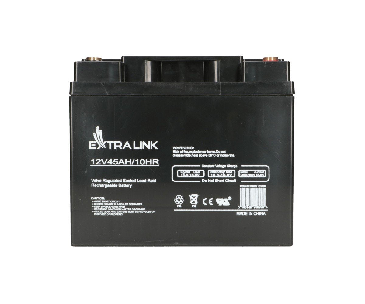 EAN 5903148918990 - Extralink AKUMULATOR BATTERY ACCUMULATOR AGM 12V 45AH Sealed Lead Acid (VRLA) imagen 2