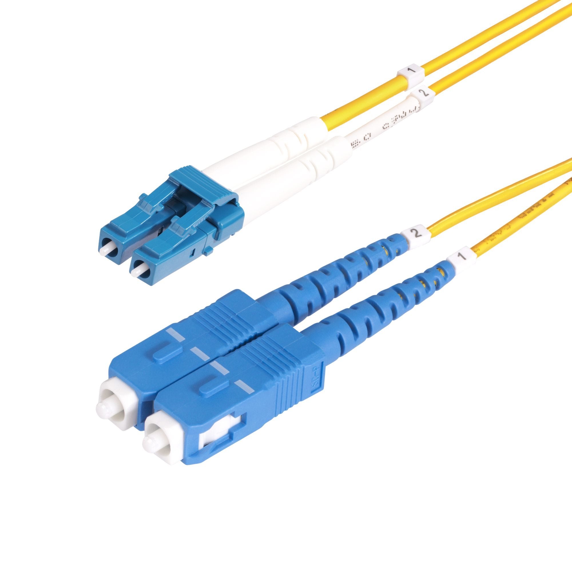 Startech.Com 10m (30ft) Lc To Sc (Upc) Os2 Single Mode Duplex Fiber Optic Cable 9/125?M Laser Optimized 10g Bend Insensitive Low Insertion Loss Lszh Fiber Patch Cord (Smlcsc-Os2-10m) Cable De Interconexión Modo Simple Lc/Upc (M) A Modo Simp