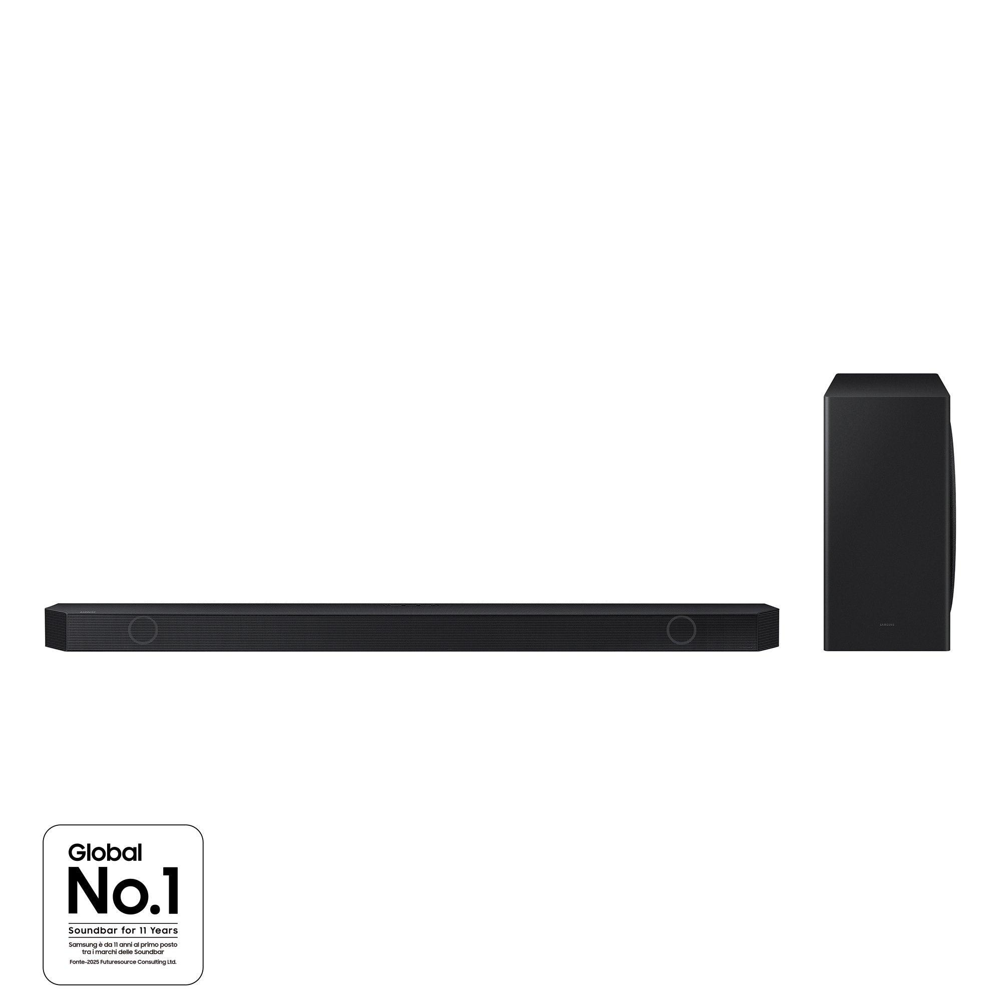 Barra De Sonido Samsung Hw-Q800d Zf Con Subwoofer 11 Altavoces, 5.1.2ch Negro