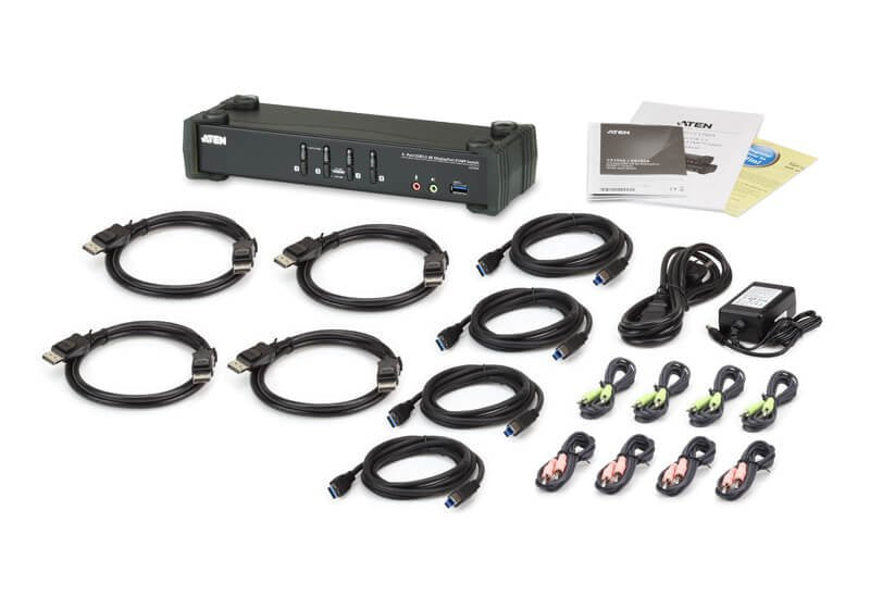 EAN 4719264644771 - ATEN Umschalter interruptor KVM Negro imagen 4