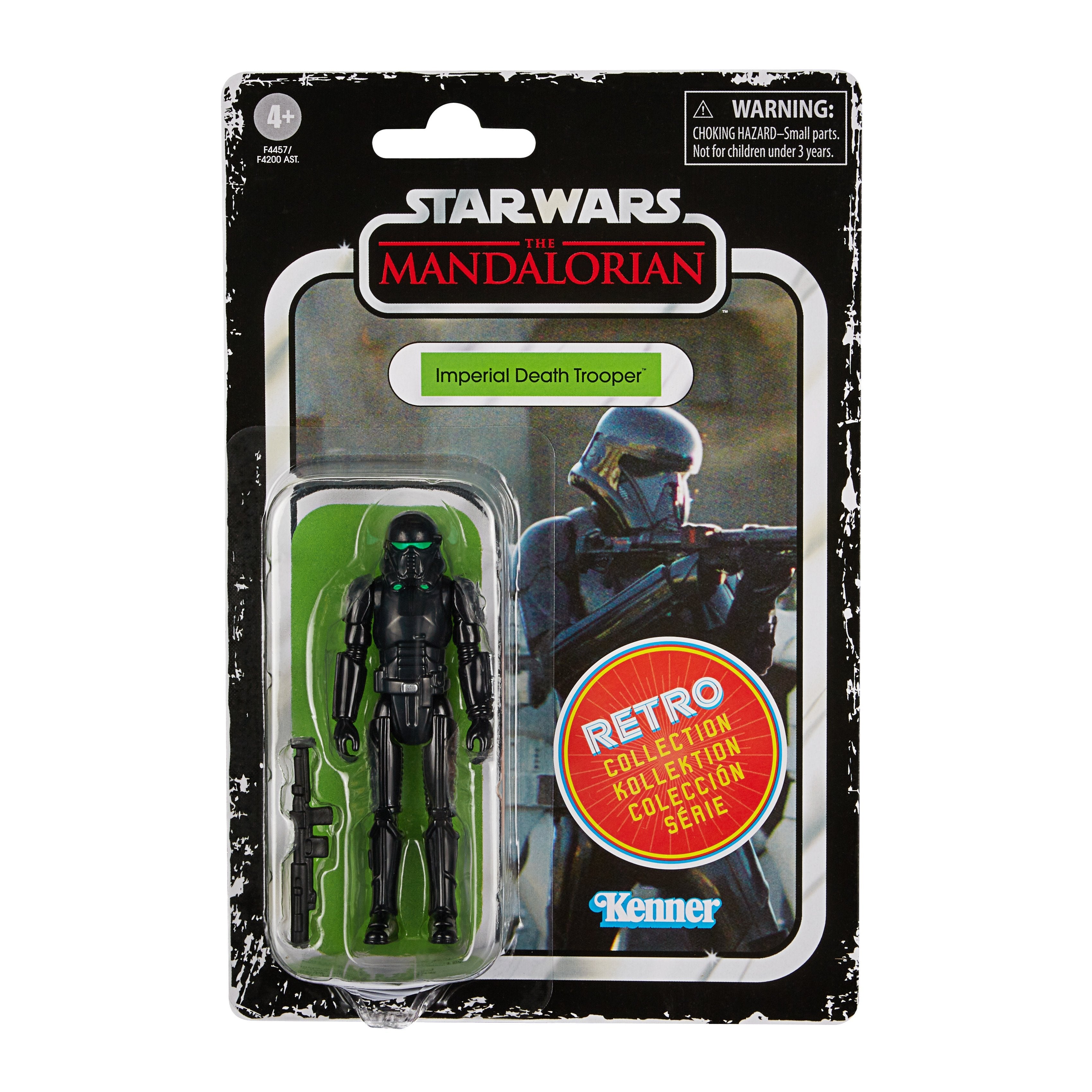 Figura Imperial Death Trooper Retro Collection The Mandalorian Star Wars 9,5cm