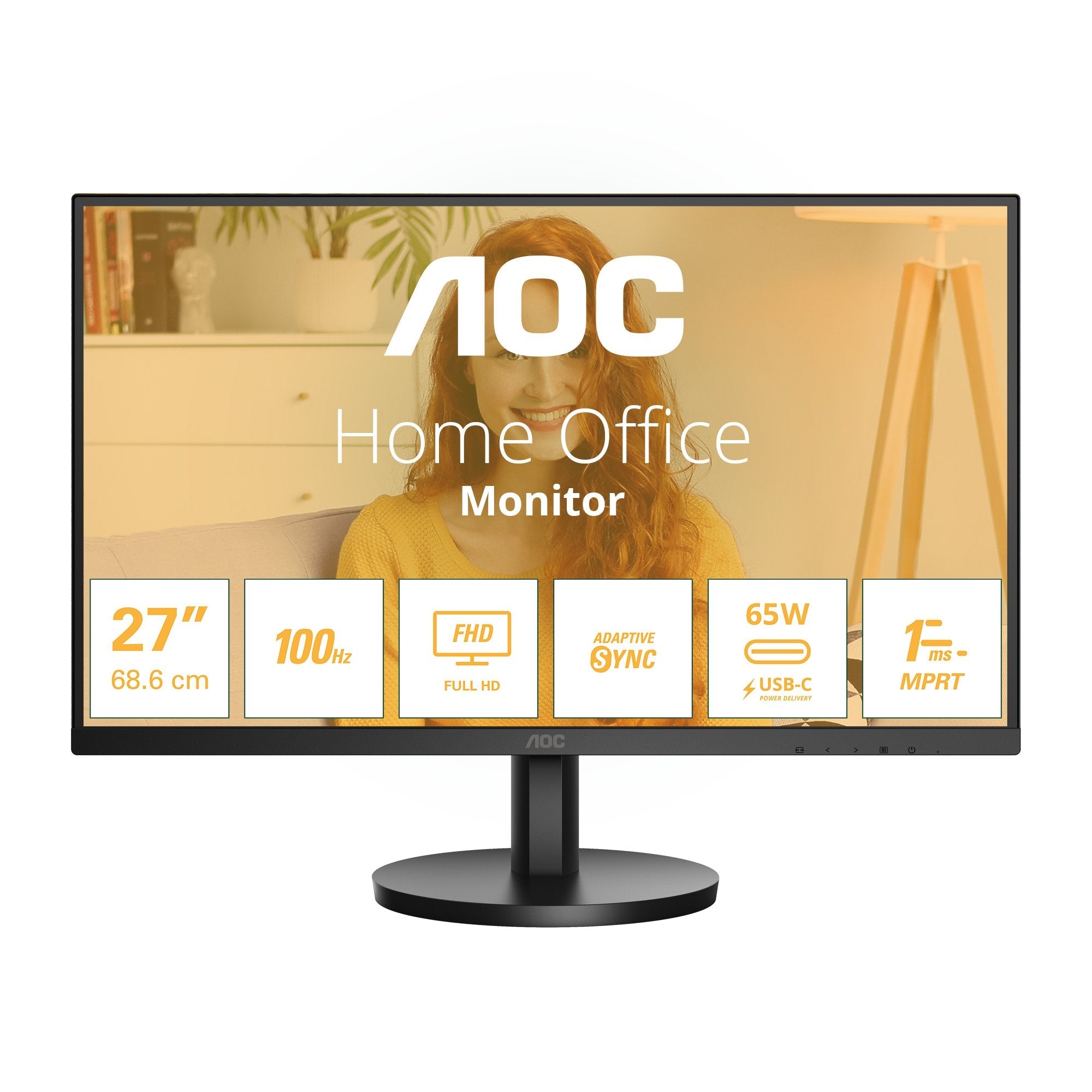 EAN 4038986181471 - AOC 27B3CA2 pantalla para PC 68,6 cm (27") 1920 x 1080 Pixeles Full HD LED Negro imagen 1