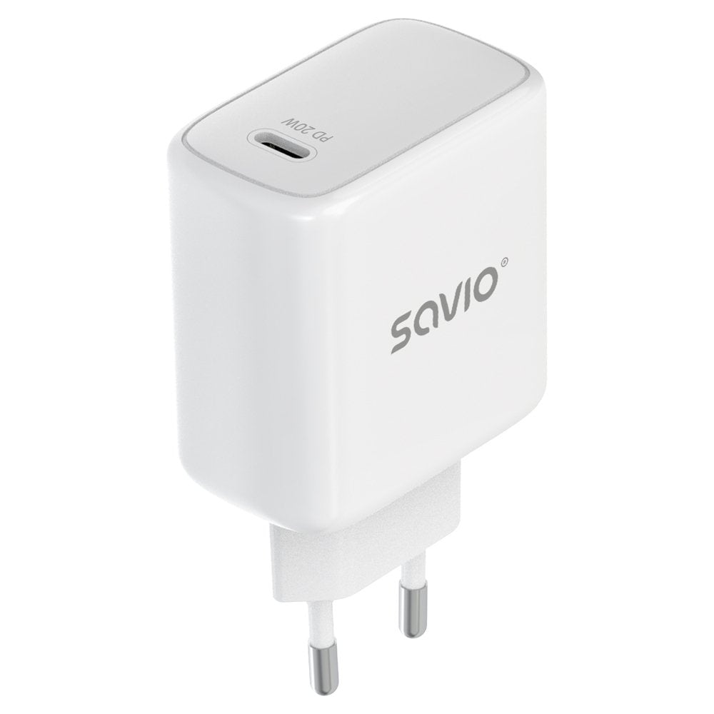 Cargador De Red Savio La-14 20w Con Power Delivery 3.0