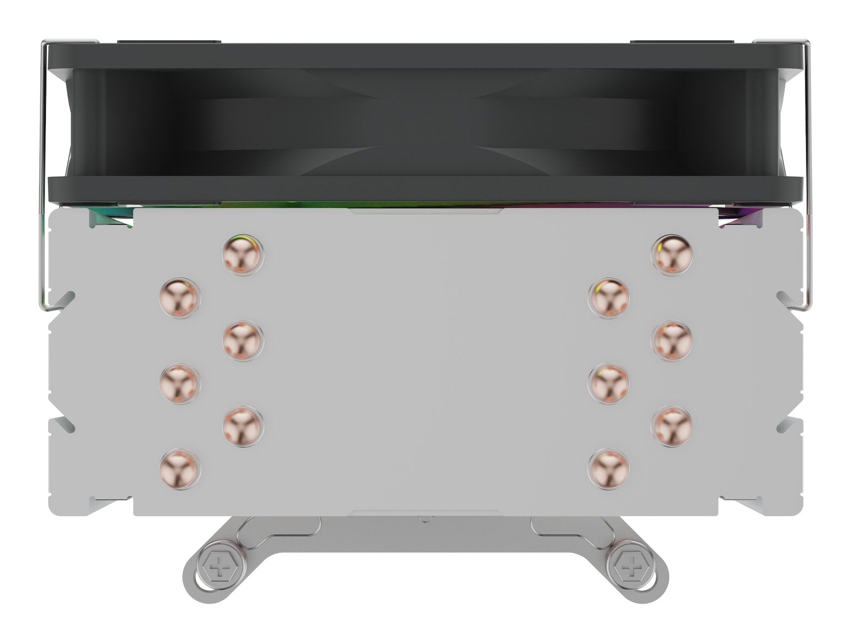 Ventilador Con Disipador Para Cpu Unyka Unycool H60 Argb 9 Aspas 120mm Compatible Todo Intel + Am4