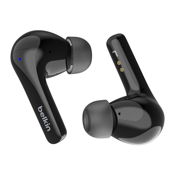 Belkin Soundform Motion Auriculares Inalámbricos Con Micro En Oreja Bluetooth Cancelación De Sonido Activo Aislamiento De Ruido Negro