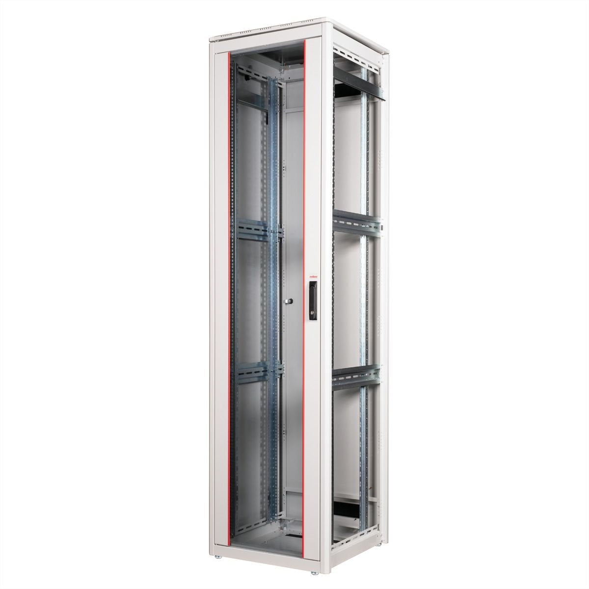 Roline 19-Zoll Netzwerkschrank Pro 47 He, 600x600 Bxt Glastr Grau