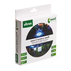 Linterna Led Ultron Save-E Blanca Solar Ipx7