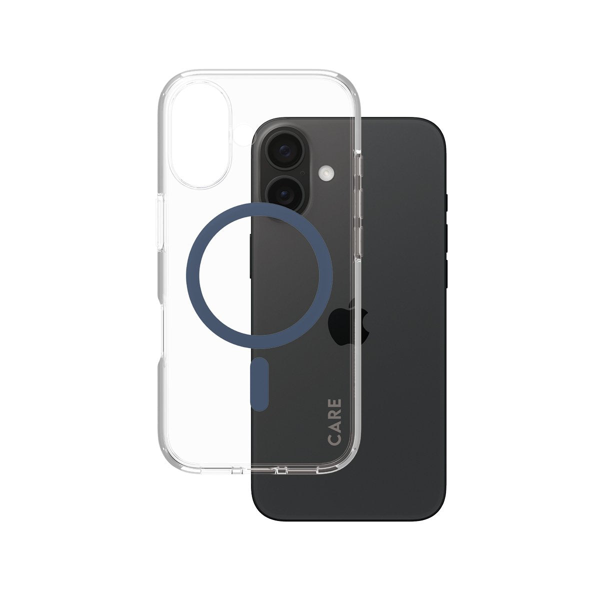 EAN 5715685004315 - PanzerGlass CARE™ by ® Urban Combat Case Transparent w. Blue MagSafe iPhone 16 funda para teléfono móvil imagen 1