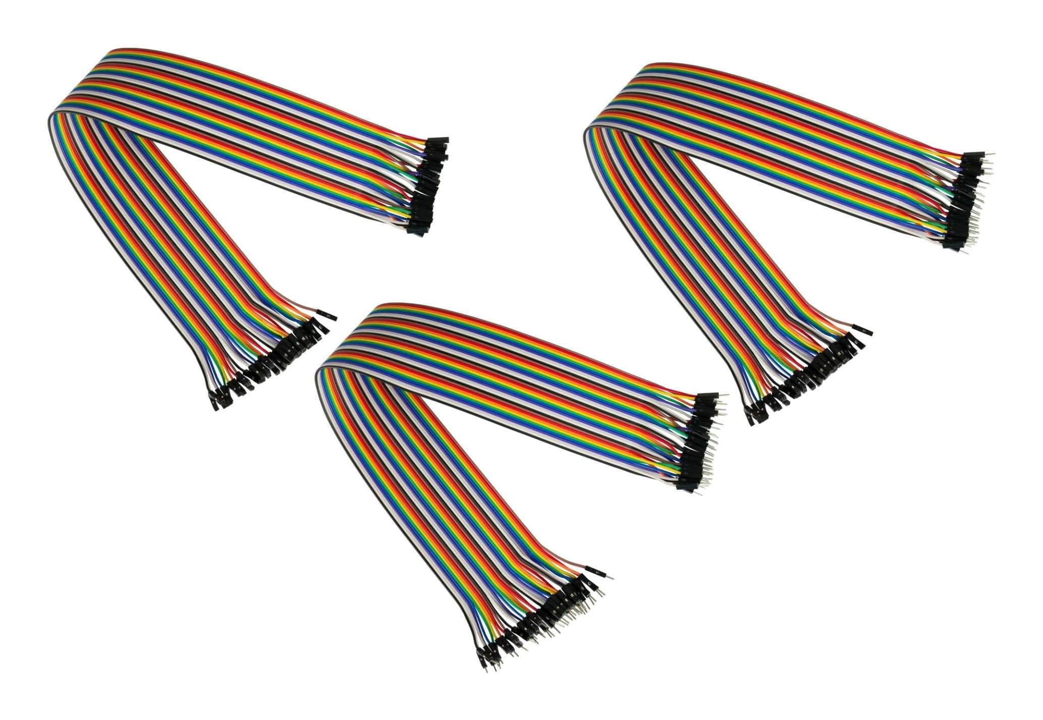 Kabelmeister Jumper Wire 40-Pin, 3er Bu-H/M-H/M, 40cm