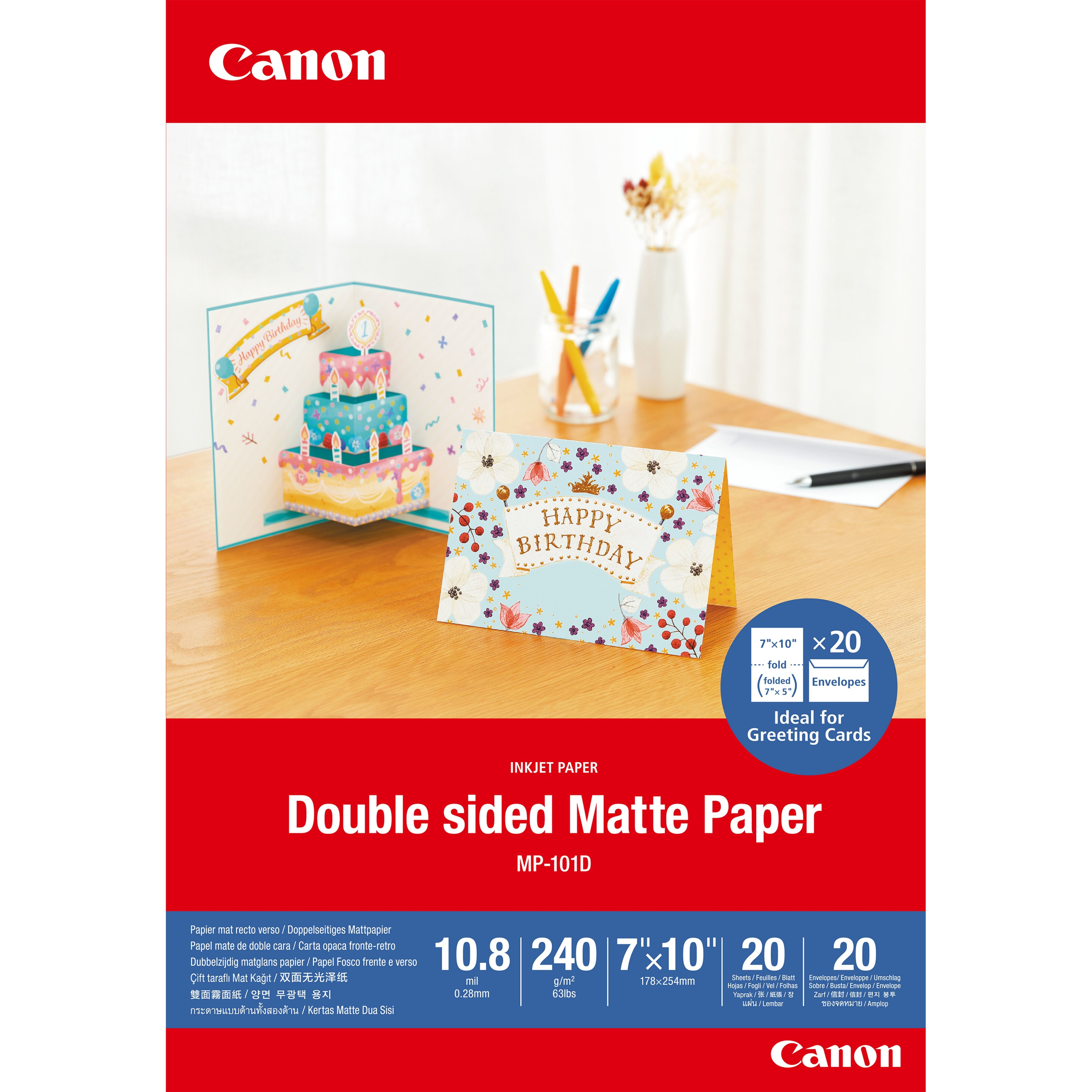 EAN 4549292155976 - Canon 4076C006 papel fotográfico A4 Mate imagen 1