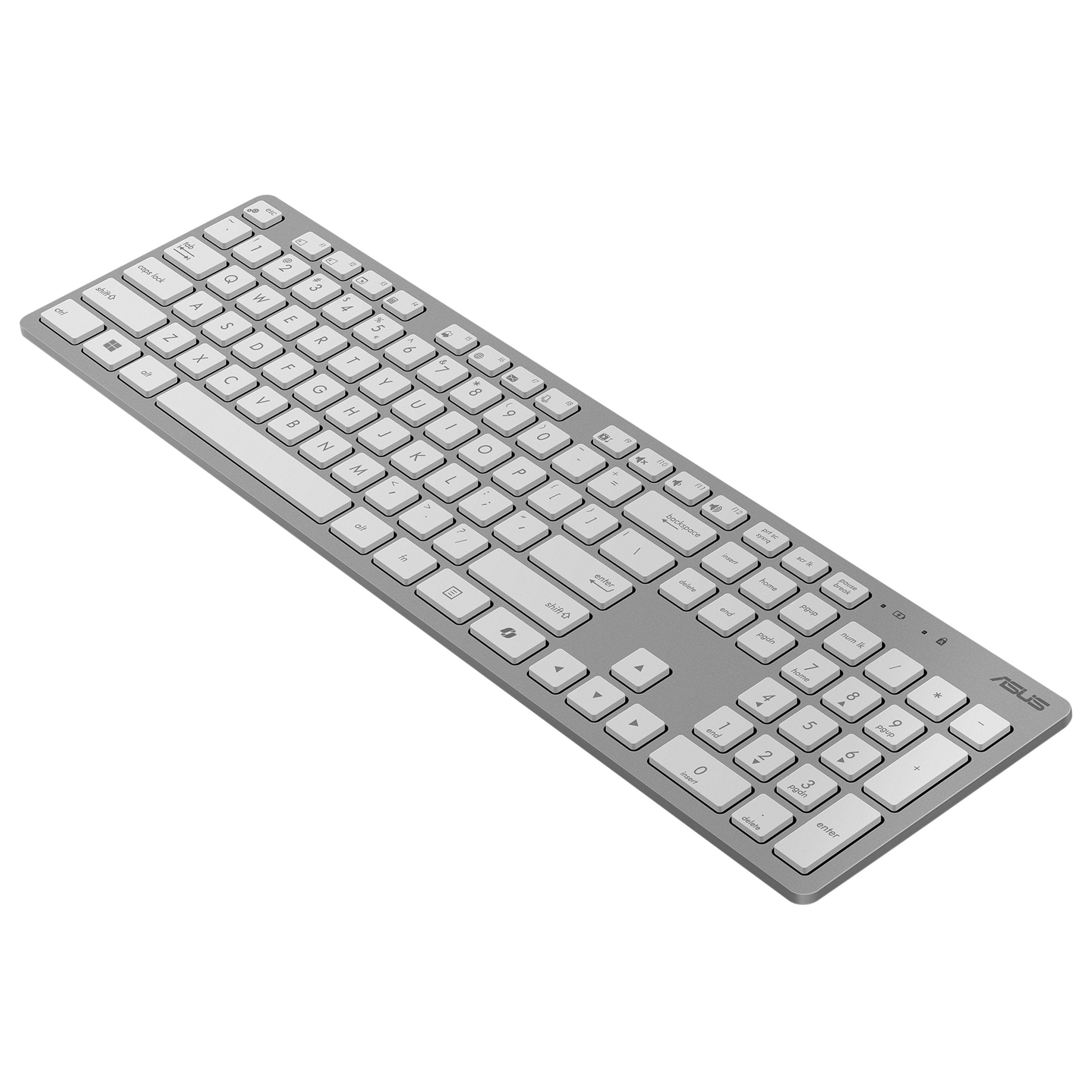 Asus W5000 Wireless Keyboard+Raton Dt. Copilot Layout Blanco