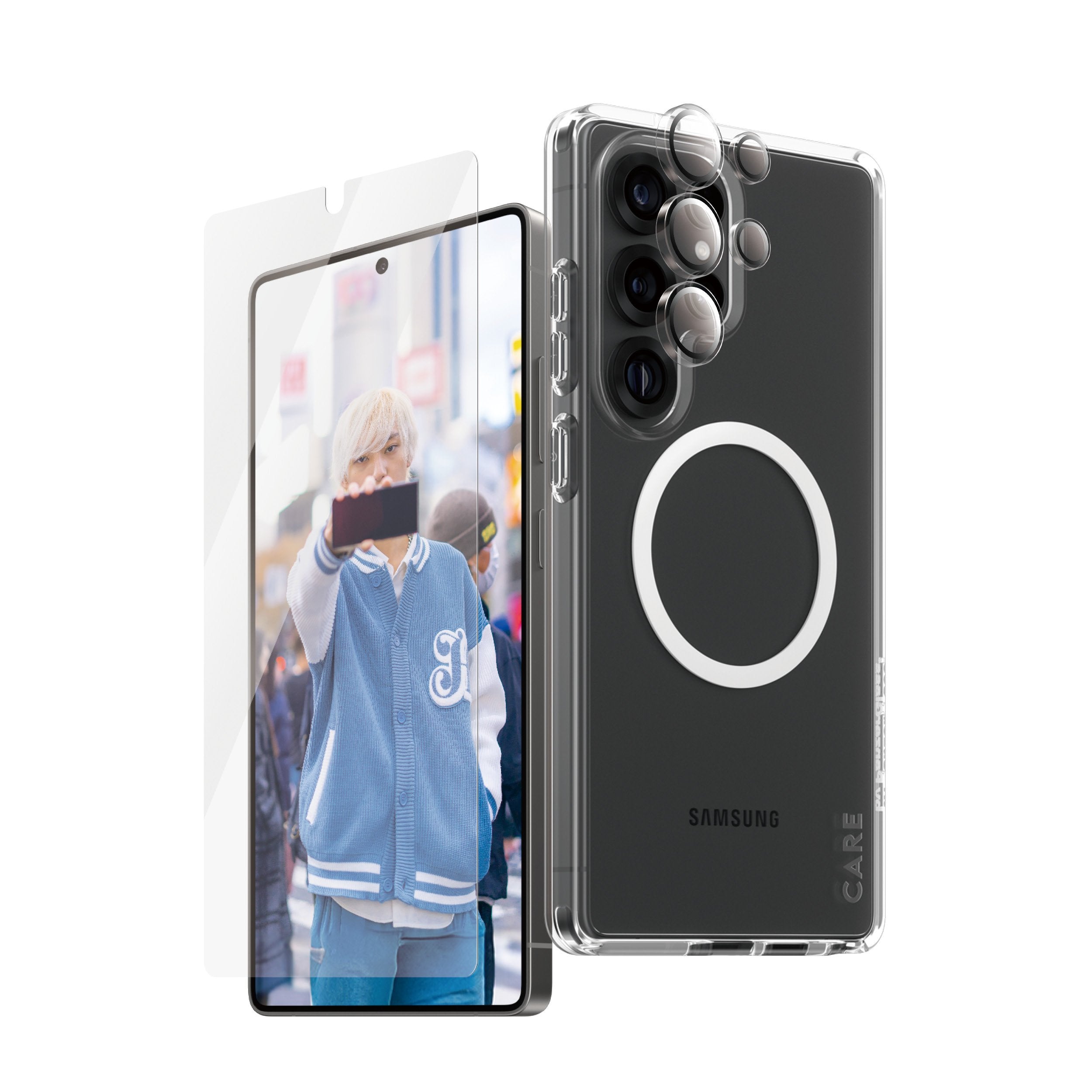 EAN 5715685016189 - PanzerGlass ® | CARE by ® Flagship 3-in-1 Bundle Samsung Galaxy S25 Ultra Protector de pantalla 1 pieza(s imagen 1