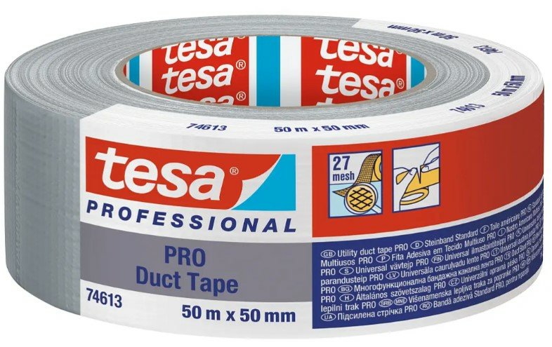 EAN 4042448613486 - TESA PRO 74613 Apto para uso en interior Adecuado para uso en exteriores 50 m Polietileno Gris imagen 1