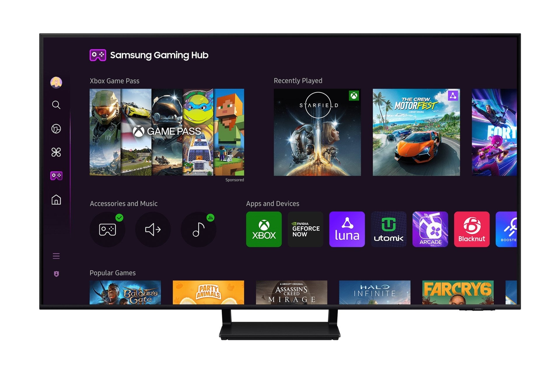 Samsung Tq75q70dat 75" Oled 4k Ultra Hd Smart Tv Wifi Negro - Televisor