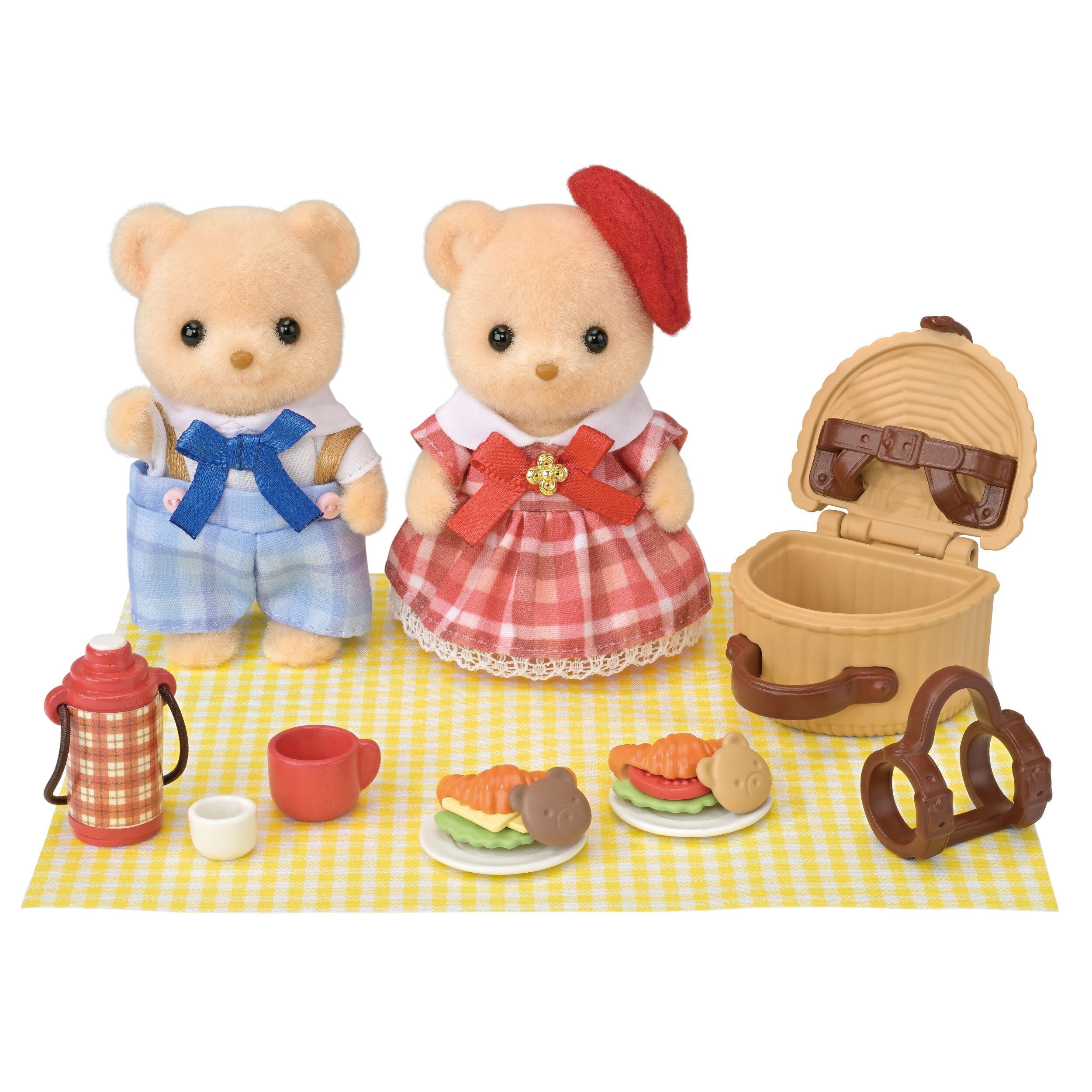 Epoch Sylvanian Families - Biscuit Bären Geschwister Picknickspass 5852