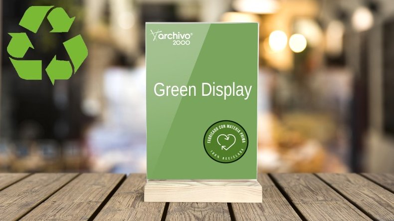 EAN 8429368001412 - Archivo 2000 15906M1 CS TP expositor para presentaciones Independiente Transparente, Madera imagen 3