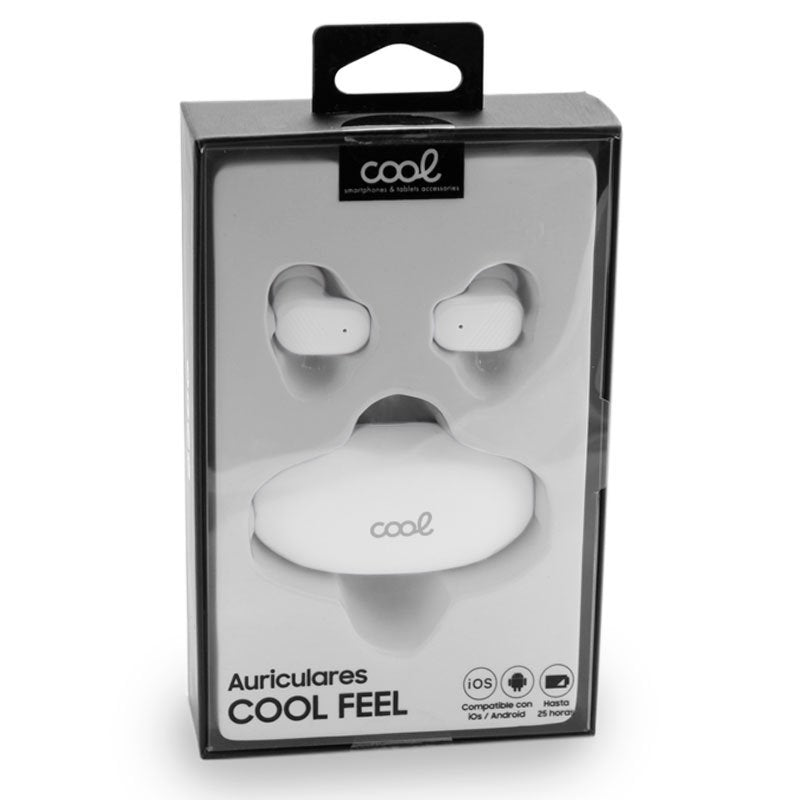 Auriculares Inalambricos Cool Feel White