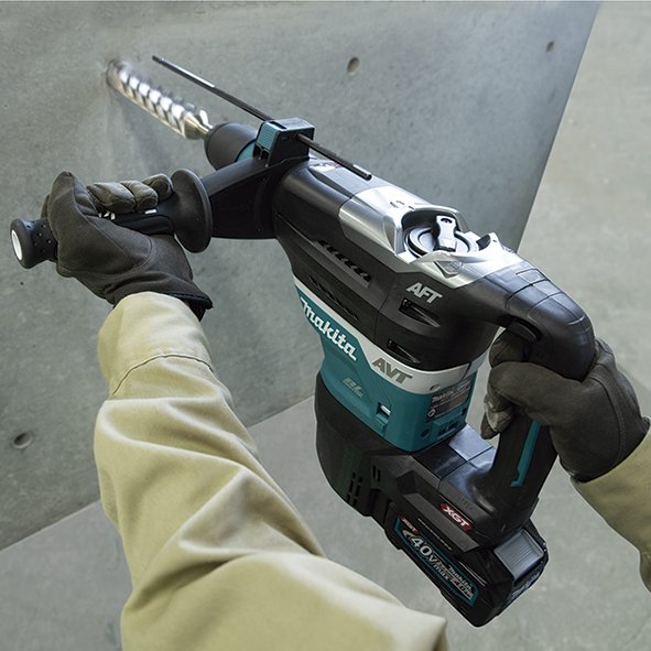 Makita Martillo Combinado Inalámbrico Hr005gz01 Xgt, Sds-Max, 40 Voltios, Hr005gz01