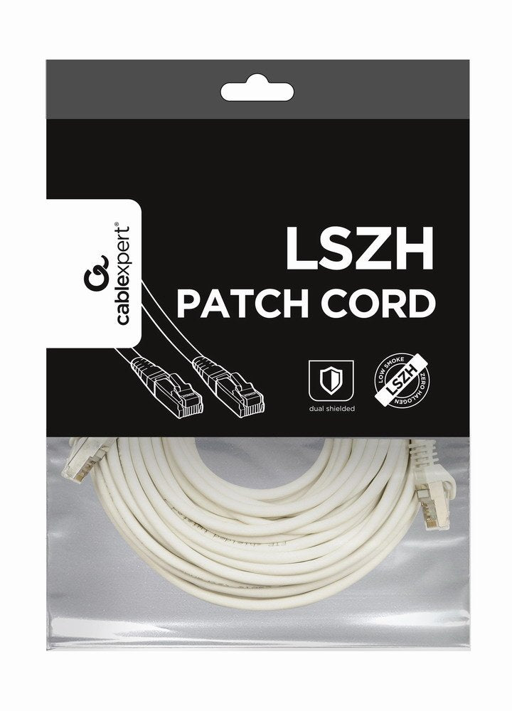 Gembird Pp6a-Lszhcu-W-10m Cable De Red Blanco Cat6a S/Ftp (S-Stp)