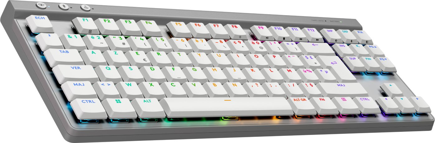 EAN 5099206120013 - Logitech G G515 Lightspeed TKL teclado Juego RF Wireless + Bluetooth AZERTY Francés Blanco imagen 3