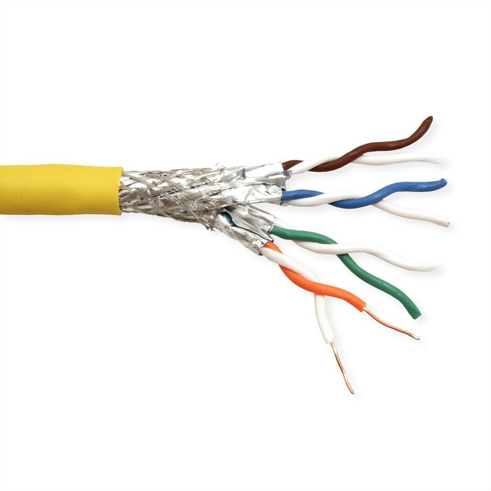 EAN 7630049611092 - ROLINE 21.15.0005 cable de red Amarillo 100 m Cat8 SF/UTP (S-FTP) imagen 2