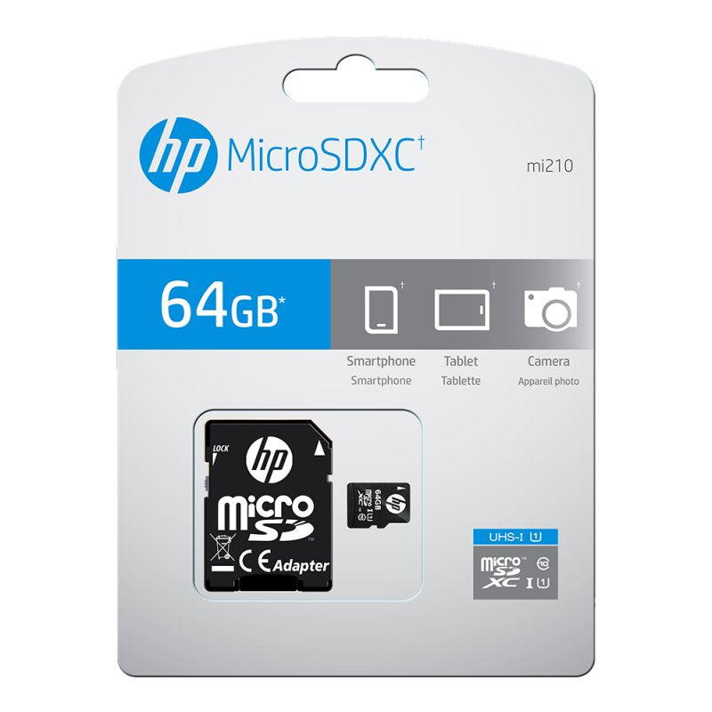 Tarjeta Memoria Micro Secure Digital Sd Hp 64gb Class 10 U1