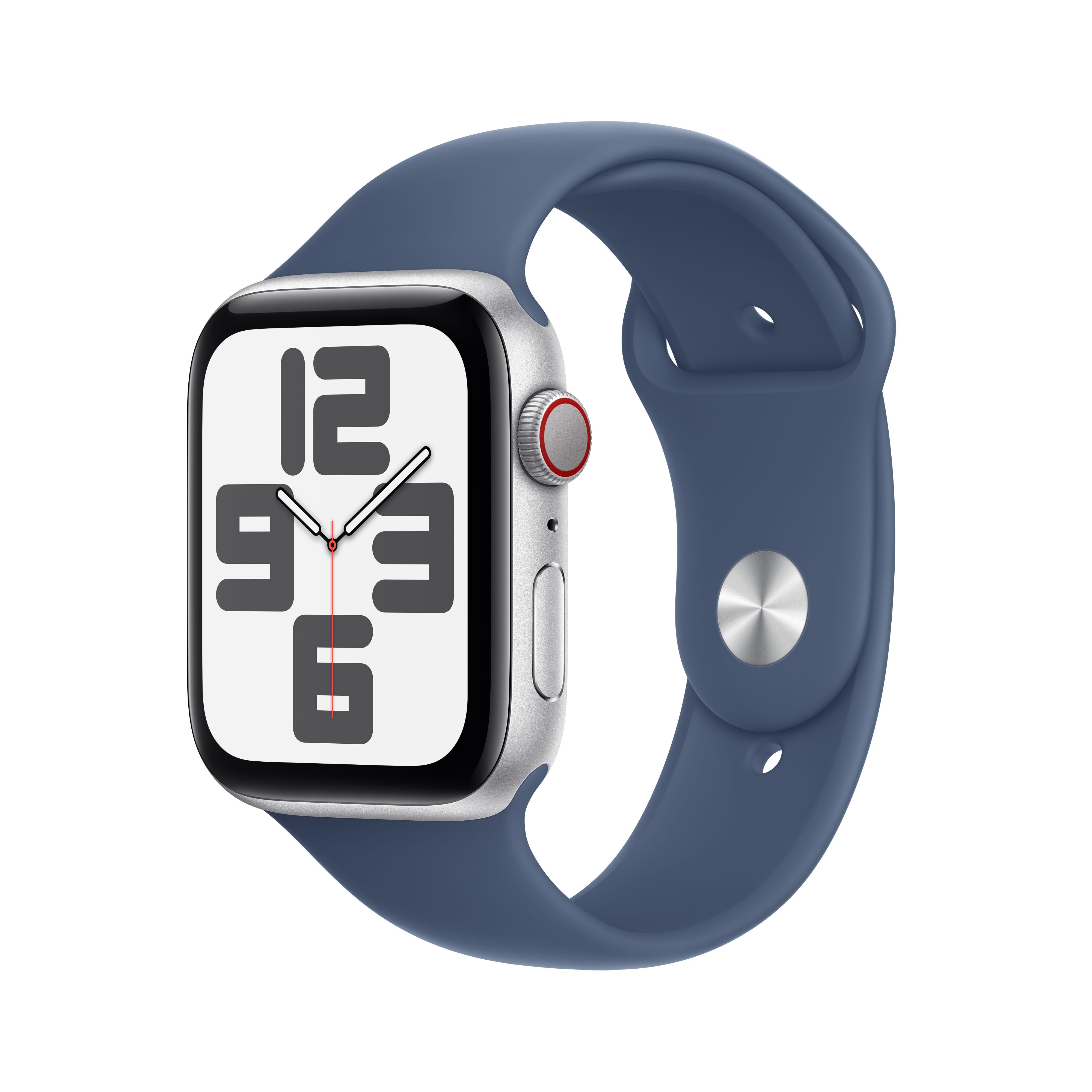 Apple Watch Se Aluminio Cellular 44mm Plata (Sportarmband Denim) M/L
