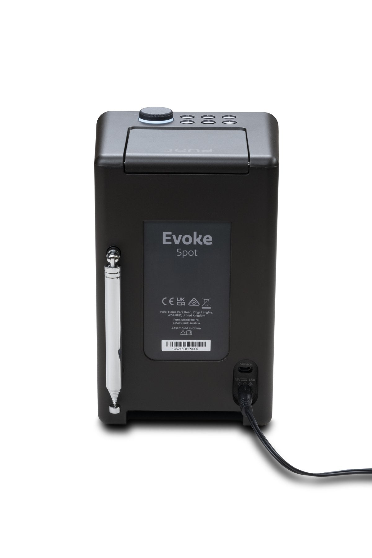Pure Evoke Spot Coffee Black / Microcadena 20w Con Altavoces Integrados