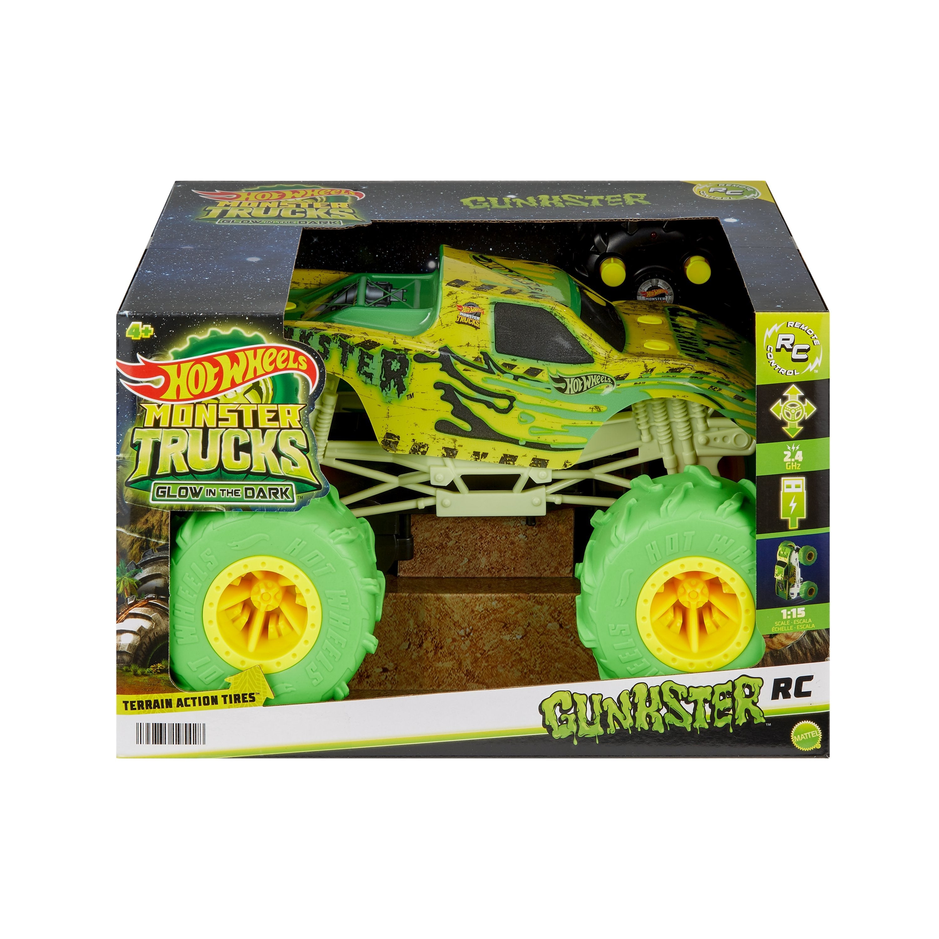 Vehículo Rc Hot Wheels Rc Radio Hot Wheels Monster Trucks Htp15