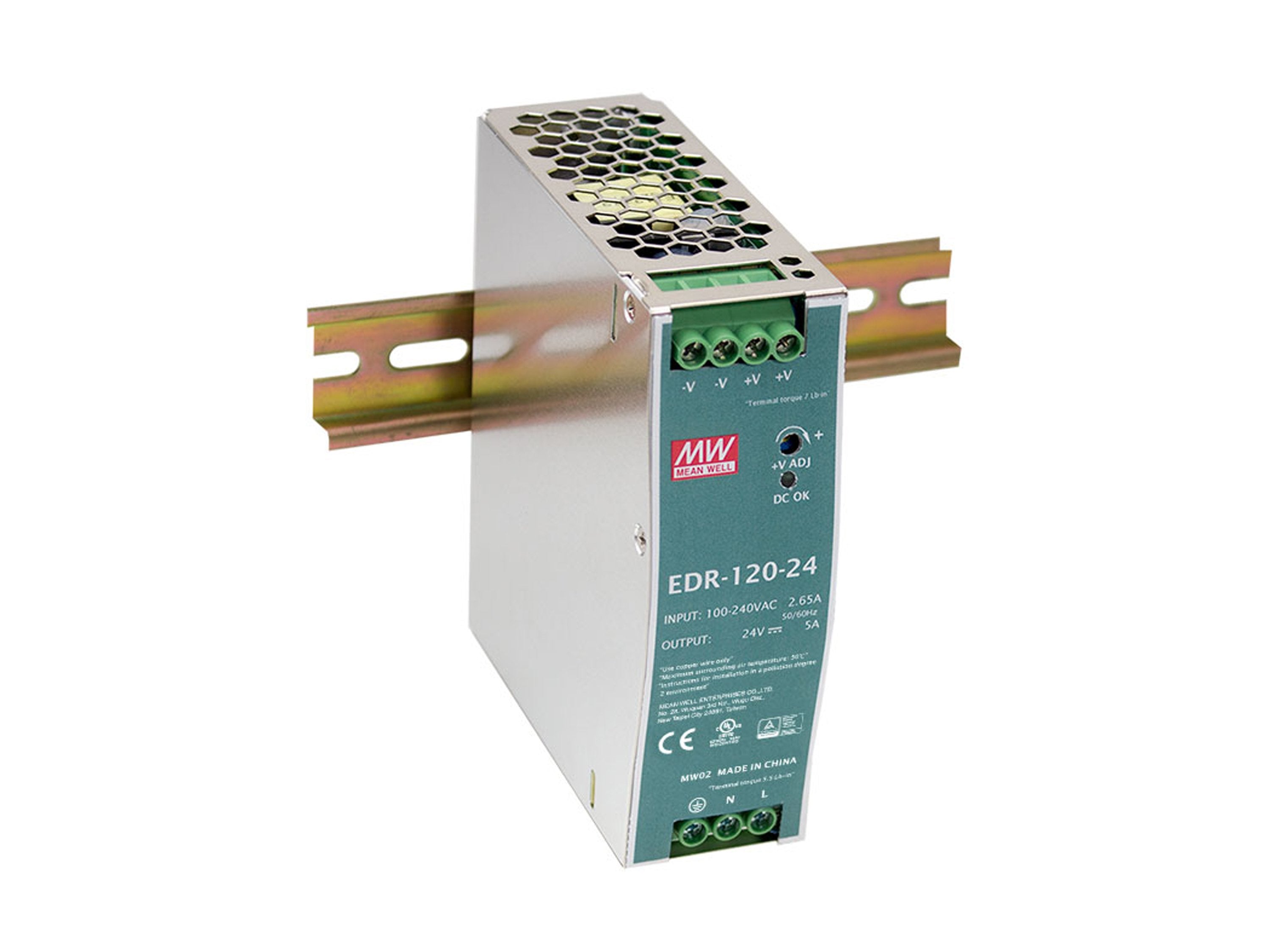 Levelone Pow-4841 Unidad De Fuente De Alimentación 120 W Color Menta, Plata