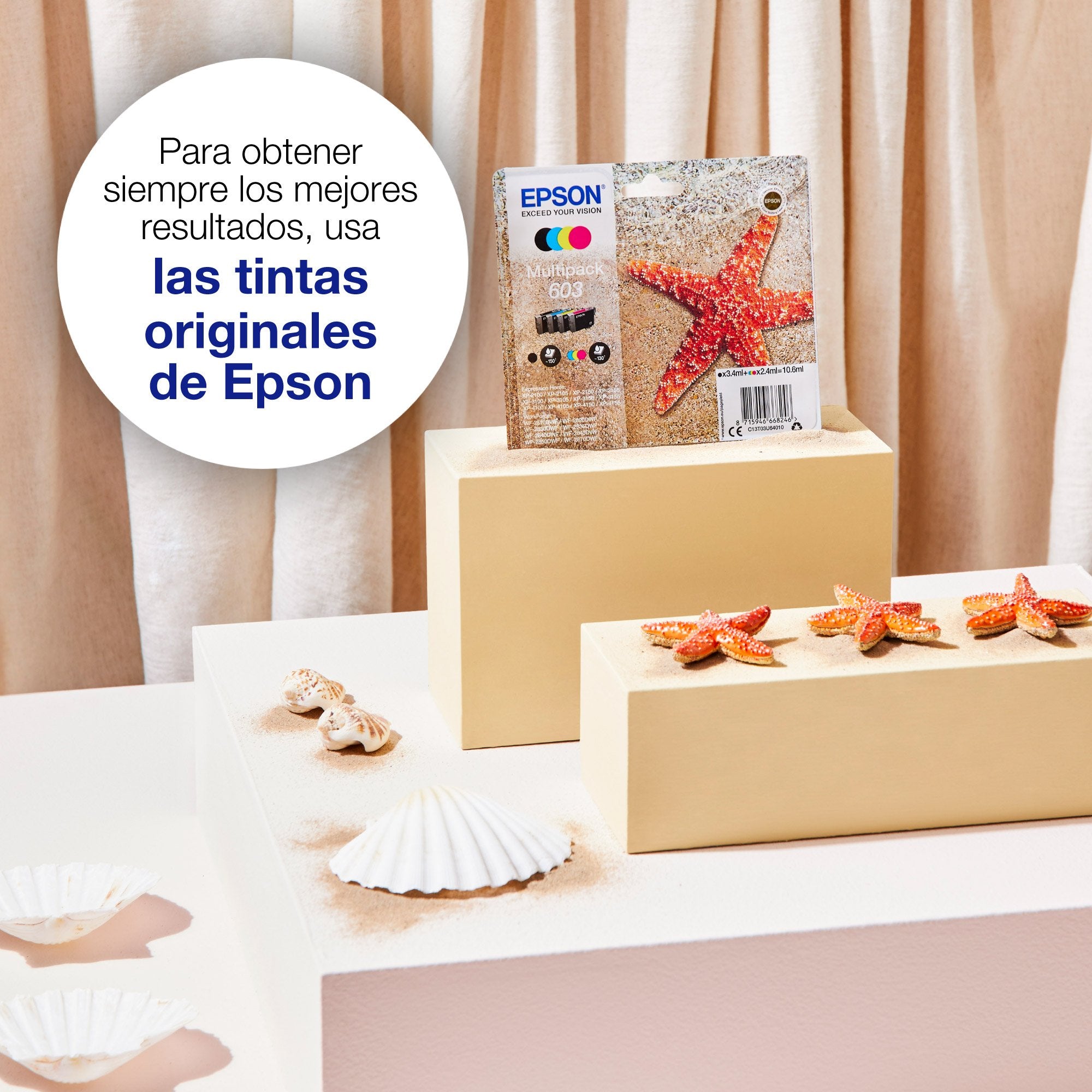 EAN 8715946673691 - Epson C13T03U54510 cartucho de tinta 1 pieza(s) Original Rendimiento estándar Cian, Magenta, Amarillo imagen 3