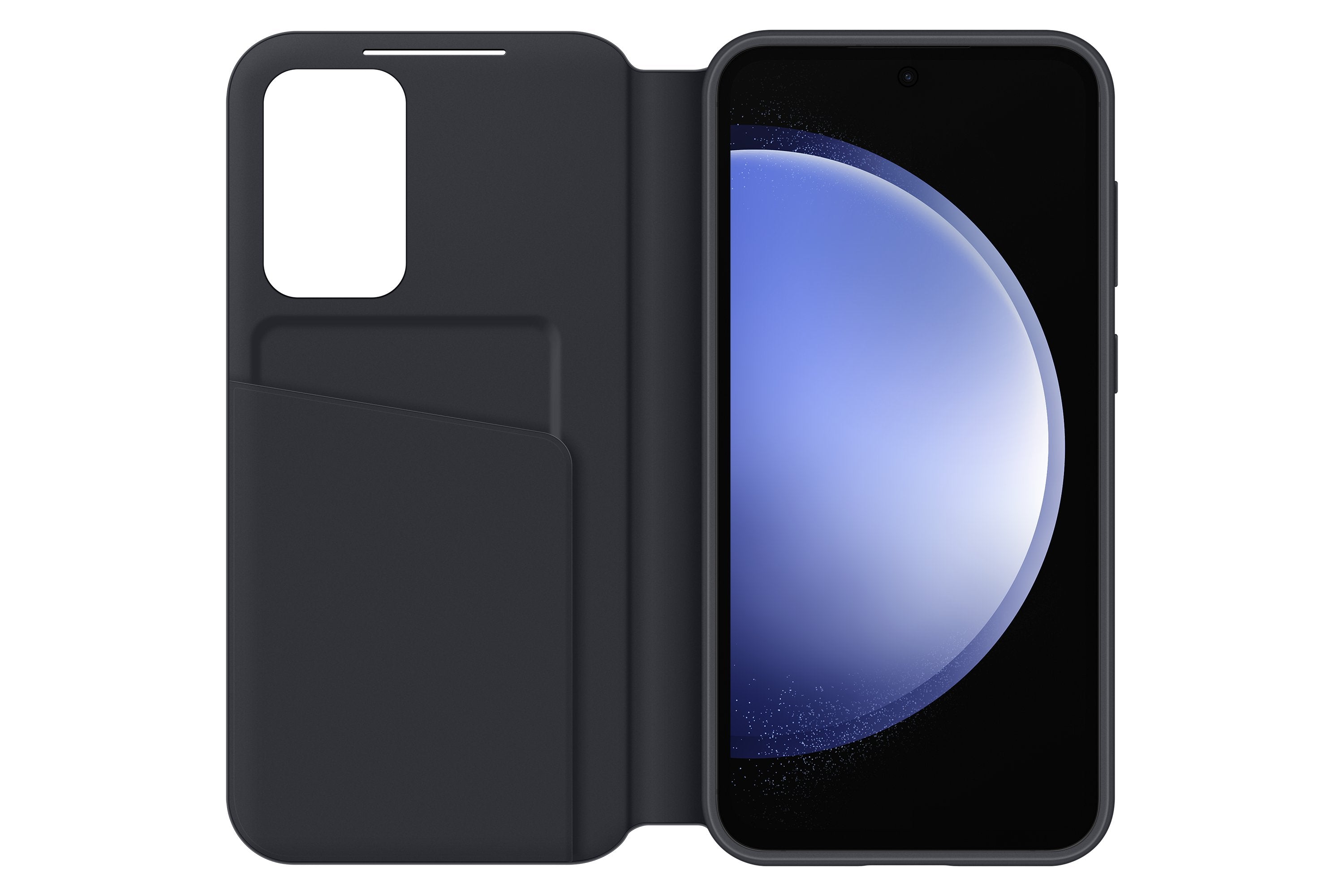 Samsung Smart View Wallet Case, Funda Negra, Samsung Galaxy S23 Fe Ef-Zs711cbegww