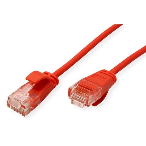 Roline Verde Utp Cable De Red Cat.6a (Class Ea), Lsoh, Slim, Rot, 1,5 M