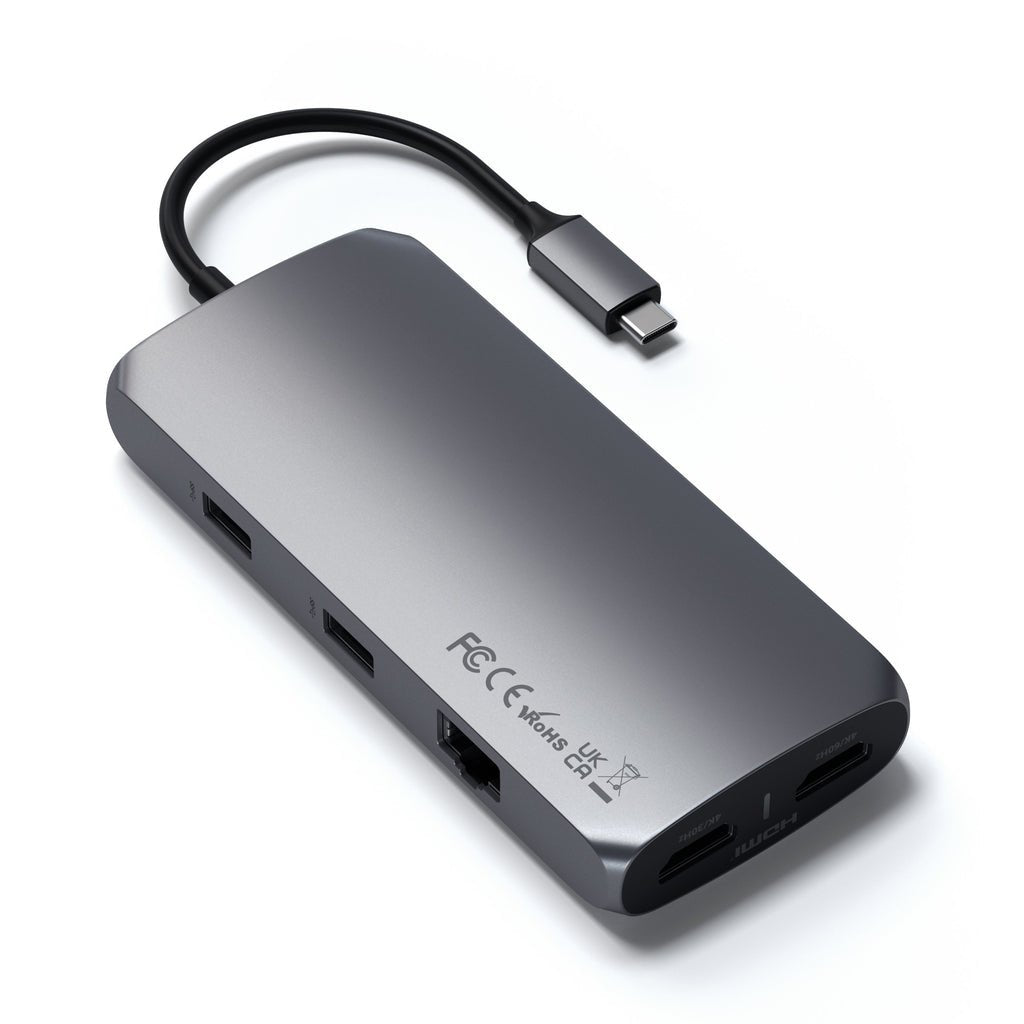 EAN 0810086360130 - Satechi ST-UCMXAM base para portátil y replicador de puertos USB 3.2 Gen 1 (3.1 Gen 1) Type-C Gris imagen 2