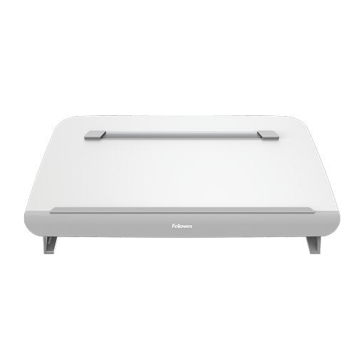 Fellowes Hana Soporte Y Atril - Guia Magnetica De Lectura - Diseño Elegante Y Duradero - Hasta 5kg - Color Blanco