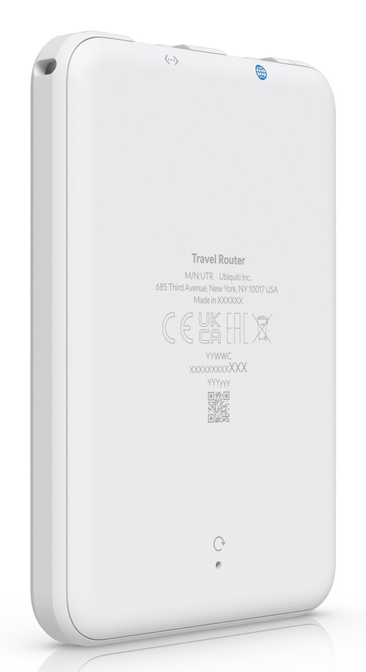 Ubiquiti Utr Router De Viaje Ultradelgado Wifi 5 Con Dos Antenas Wifi Integradas Que Extiende InstantÁ Neamente Su Unifi Network Dondequiera Que EstÉ , Brindando Conectividad Segura Y Familiar A Ubicaciones Remotas
