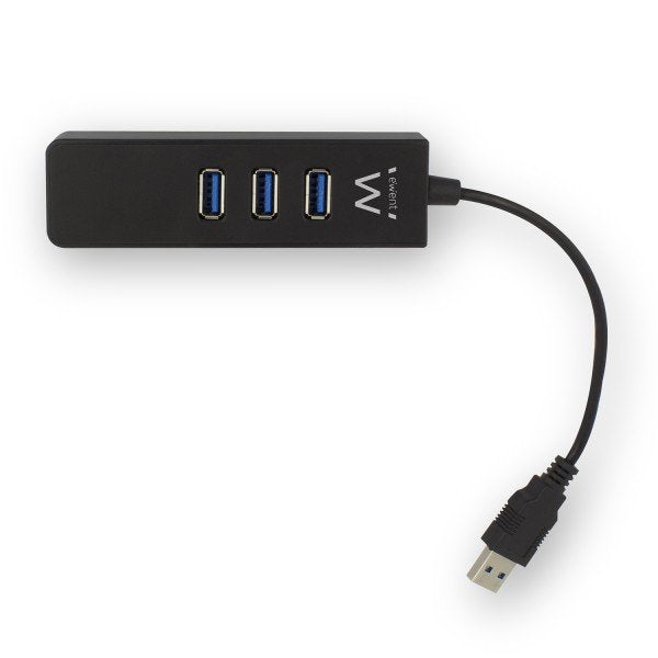 EAN 8054392610752 - Ewent EW1140 base para portátil y replicador de puertos USB 3.2 Gen 1 (3.1 Gen 1) Type-A Negro imagen 2