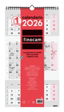 EAN 8422952407508 - Finocam 781580026 calendario imagen 1