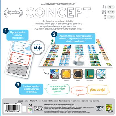 Juego De Mesa Asmodee Concept Pegi 10