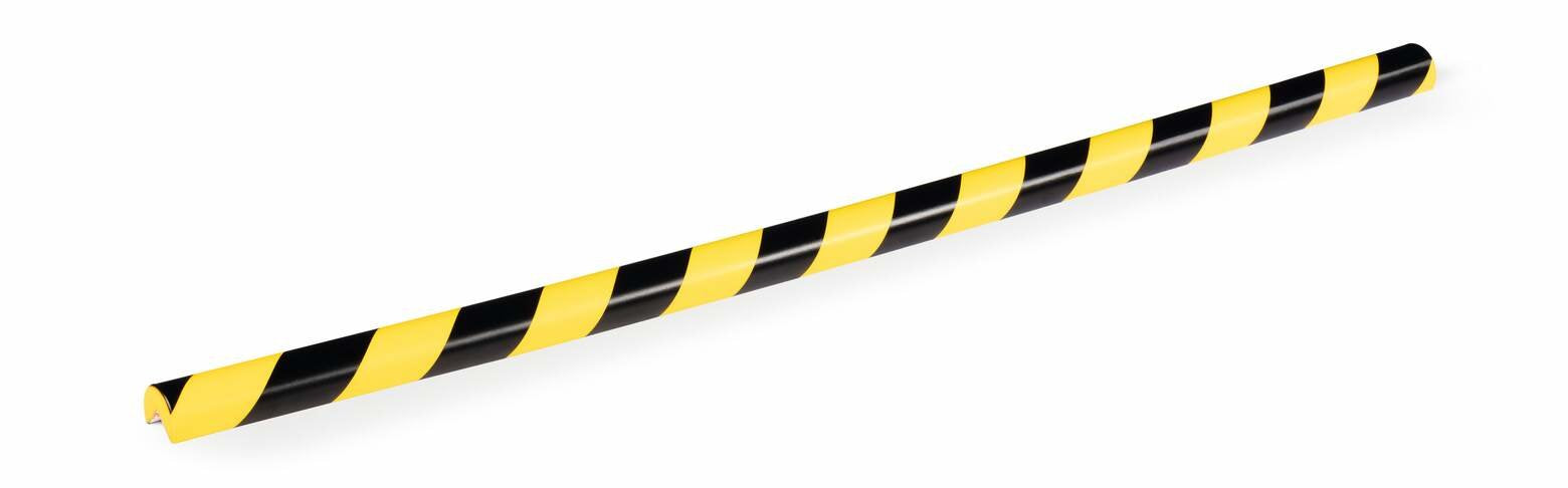 Perfil Protector De Esquinas Durable C25r Amarillo Negro Autoadhesivo 1m