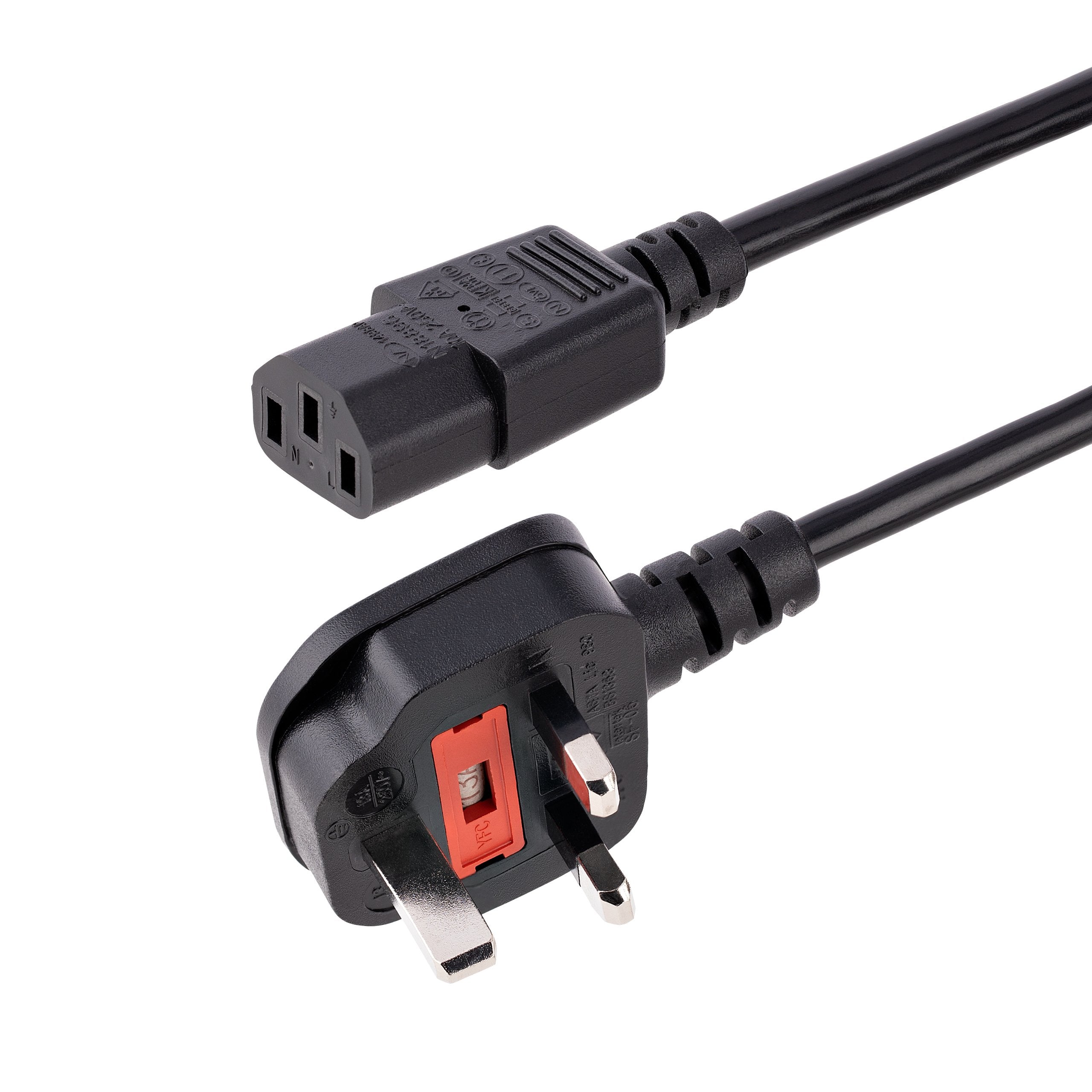 EAN 0065030849425 - StarTech.com PXT101UK3M cable de transmisión Negro C13 acoplador imagen 1