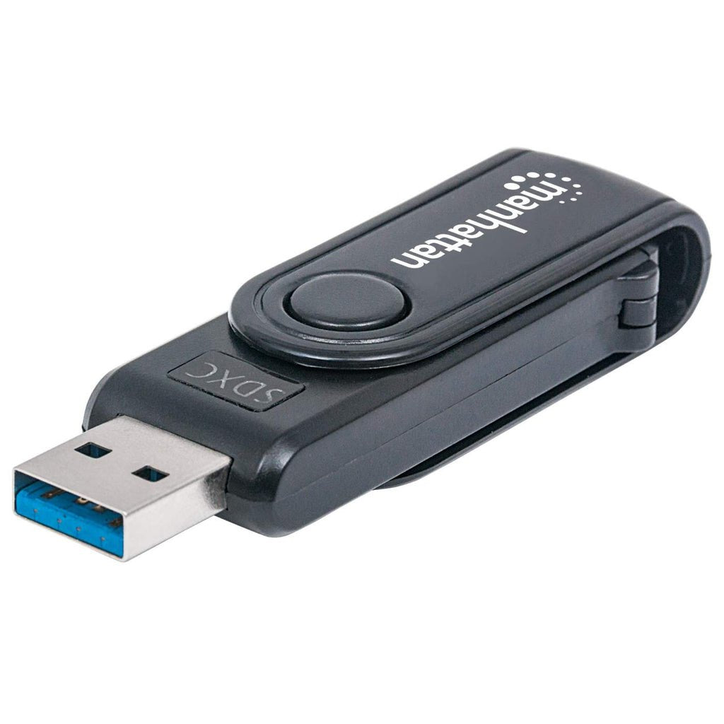Manhattan Mini Multi-Card Reader Writer Usb 3.0 24-In-1