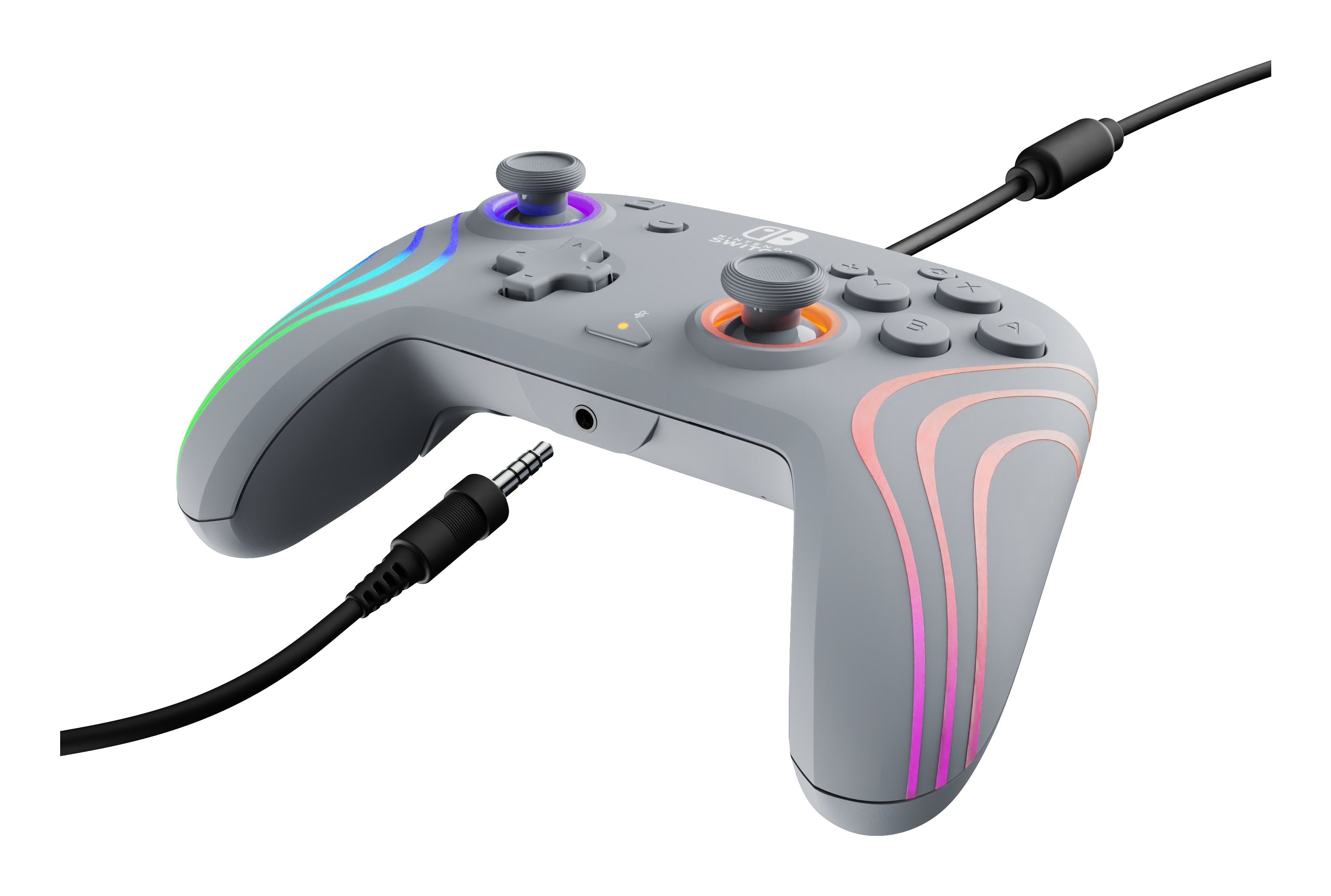 Pdp Afterglow Wave Wired, Gamepad Gris, Para Nintendo Switch 500-237-Ge