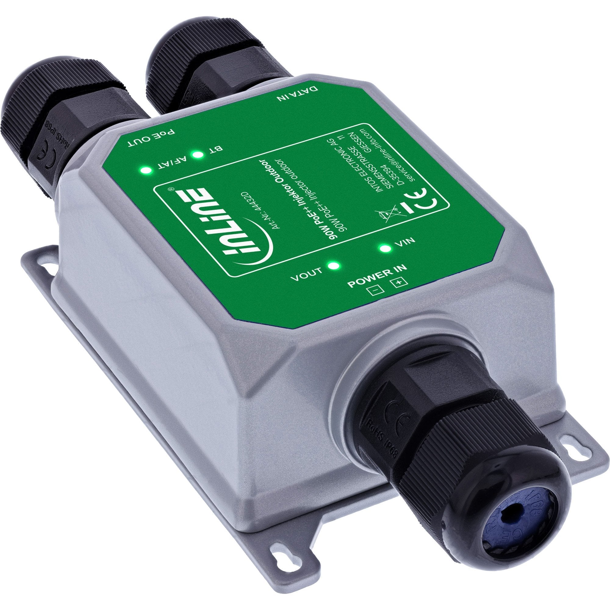 Inyector Poe++ Para Exteriores, 10 Gb/S, 90 W, Ip67 Inline®