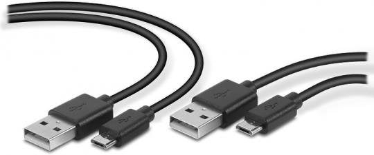 Speedlink Stream Play & Charge Usb Cable Set For Ps4 Black