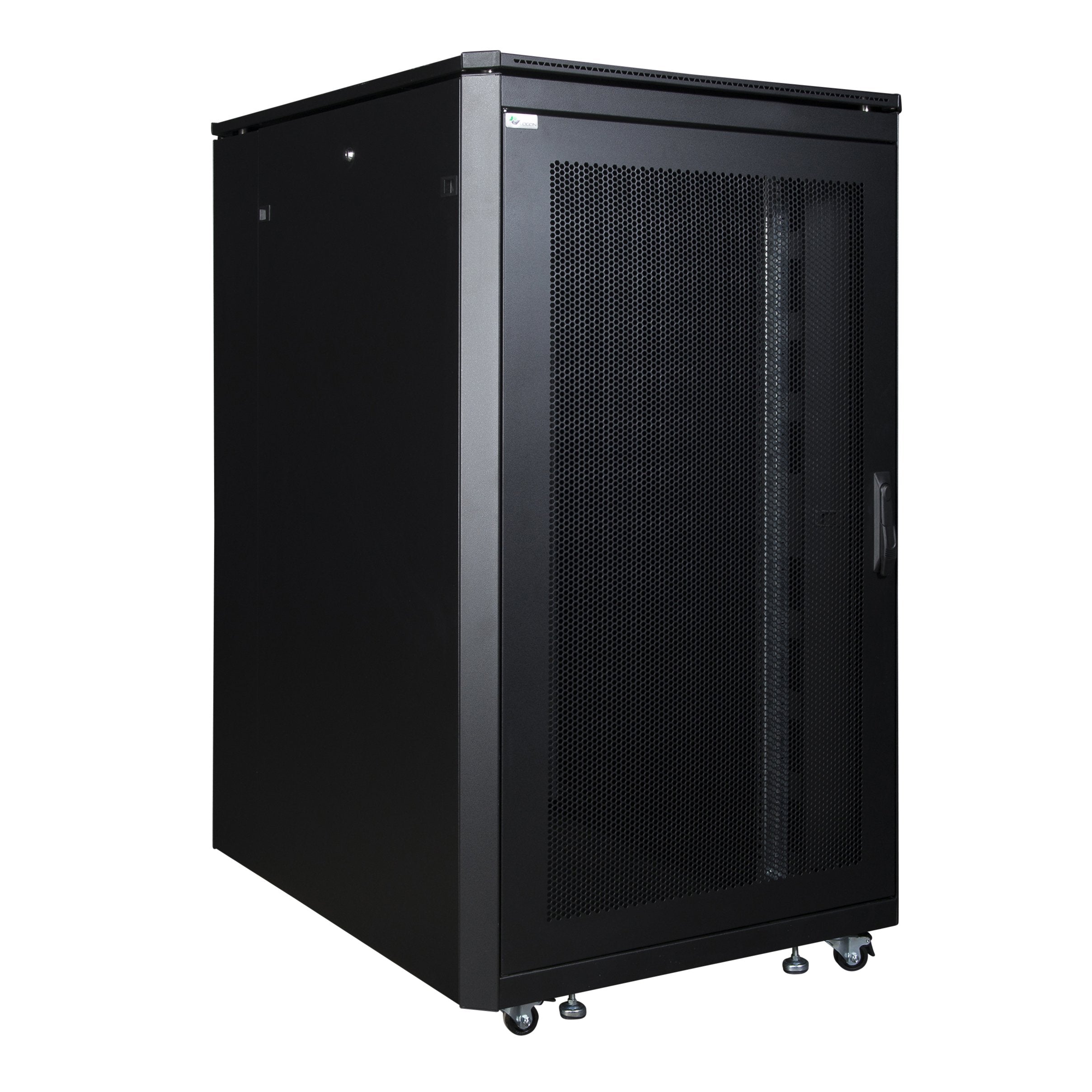 EAN 5420016846464 - LOGON RSL26U81BL armario rack 26U Rack o bastidor independiente Negro imagen 3