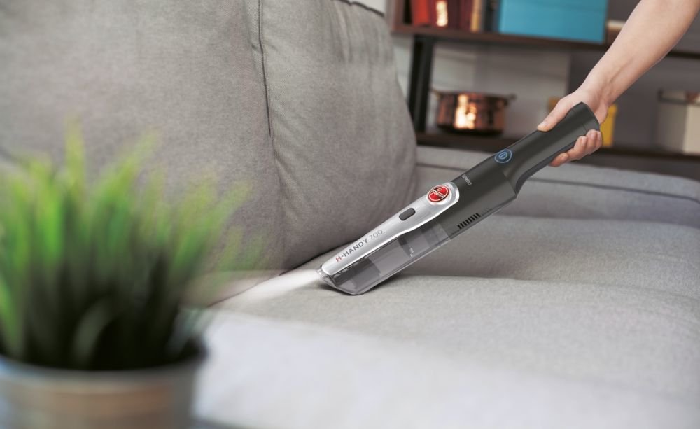 EAN 8059019009834 - Hoover H-HANDY 700 Express HH710T 011 aspiradora de mano Titanio Sin bolsa imagen 11