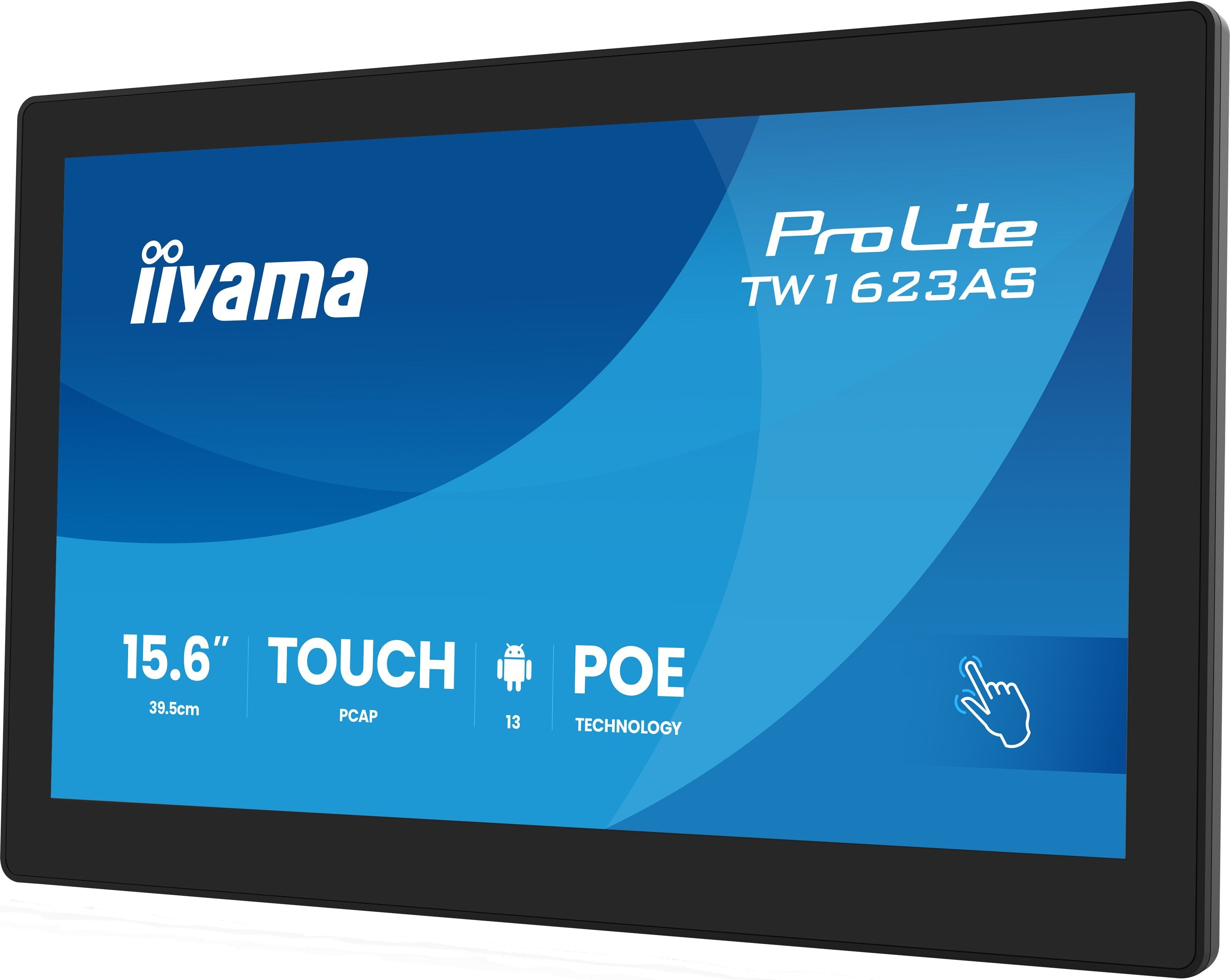 Iiyama 39.5cm 15,6" Tw1623as-B3p 16:9 M-Touch M-Hdmi Andr.