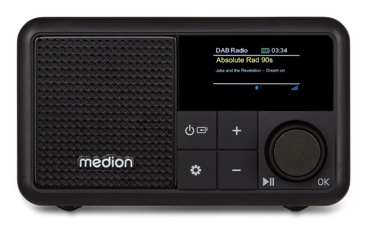 Medion Life® S66822 Tragbares Dab+ Radio Schwarz