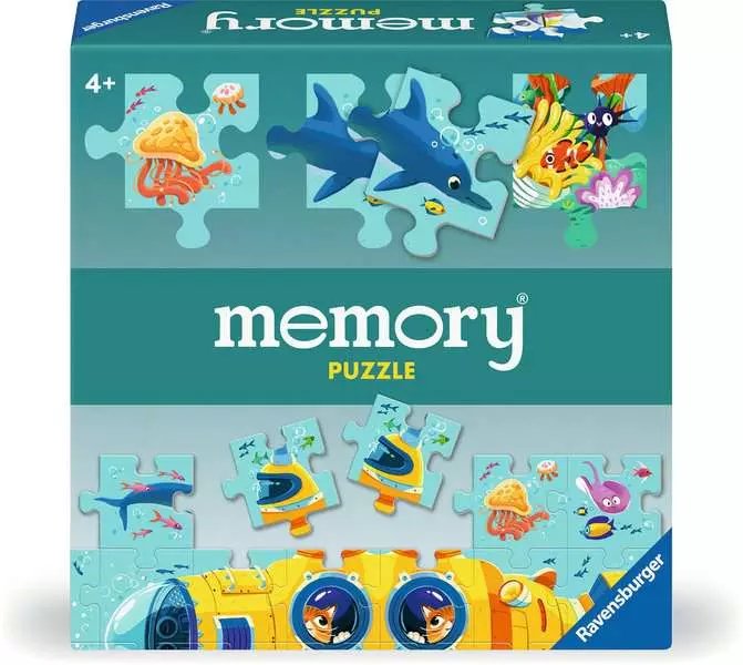 Ravensburger Memory Puzzle Underwater World, Juego De Mesa 22461